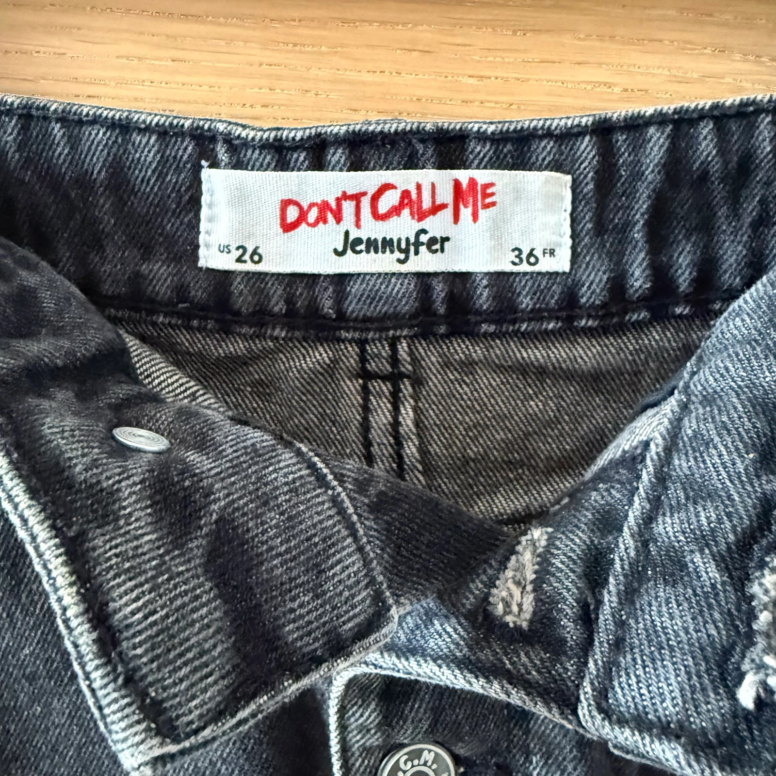 Jupe en Jean Noire T36 – photo 4